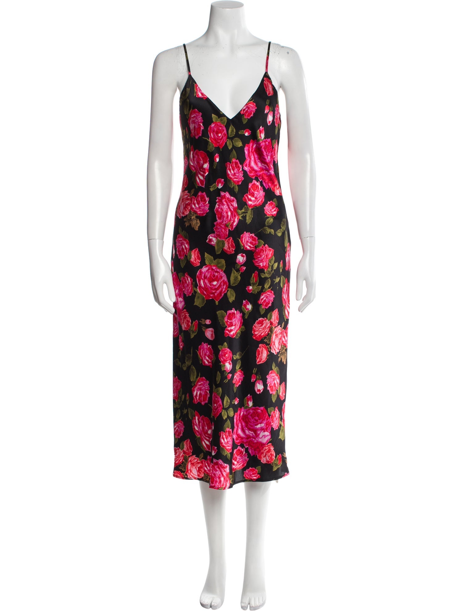 L'Agence Silk Midi Length Dress w/ Tags