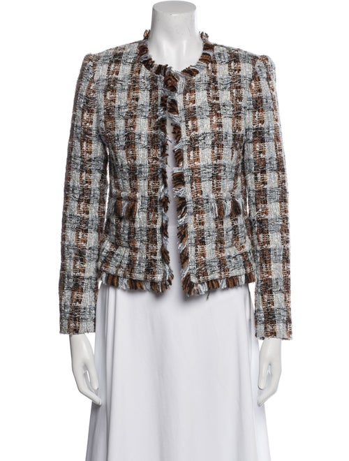 L'Agence Tweed Pattern Jacket
