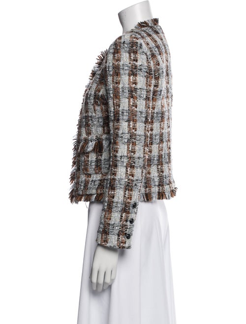 L'Agence Tweed Pattern Jacket
