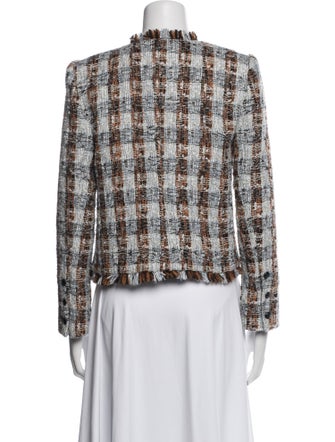 L'Agence Tweed Pattern Jacket