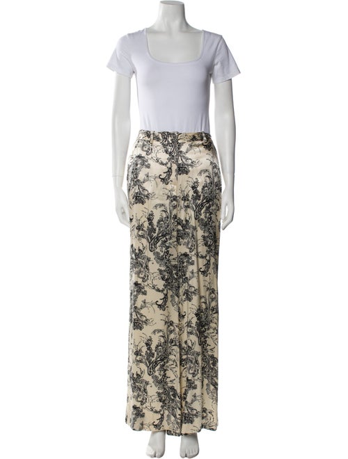L'Agence Silk Printed Pantsuit