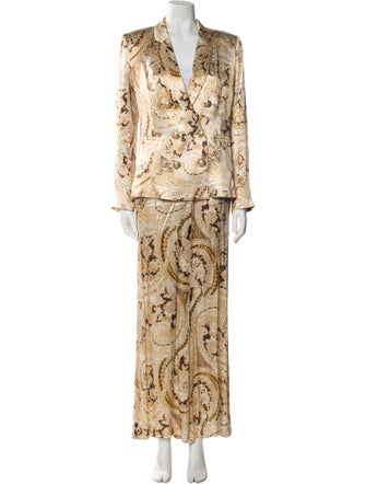 L'Agence Printed Pantsuit