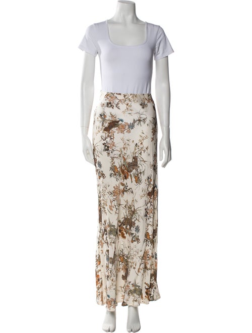 L'Agence Silk Floral Print Pant Set