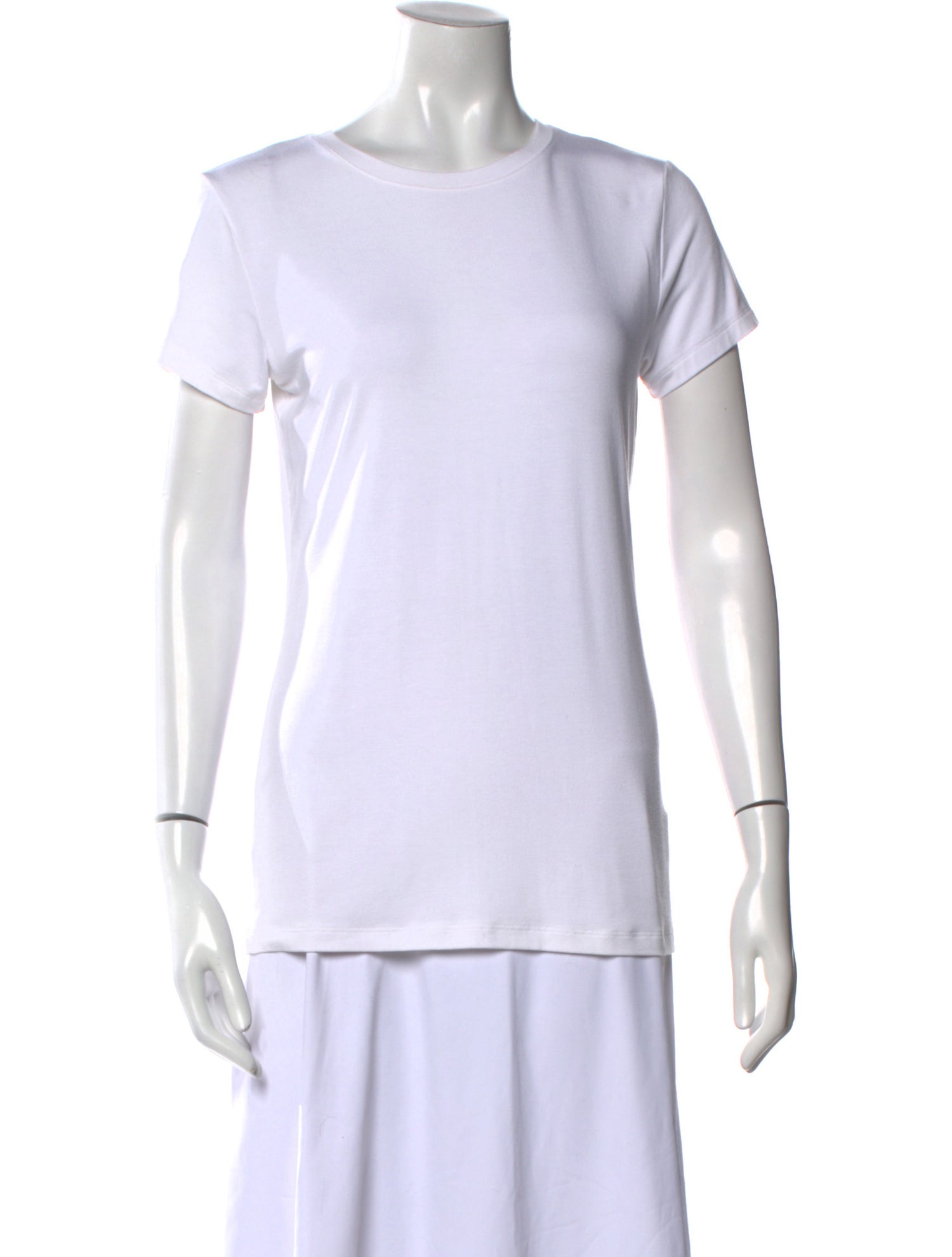 L'Agence Crew Neck Short Sleeve T-Shirt