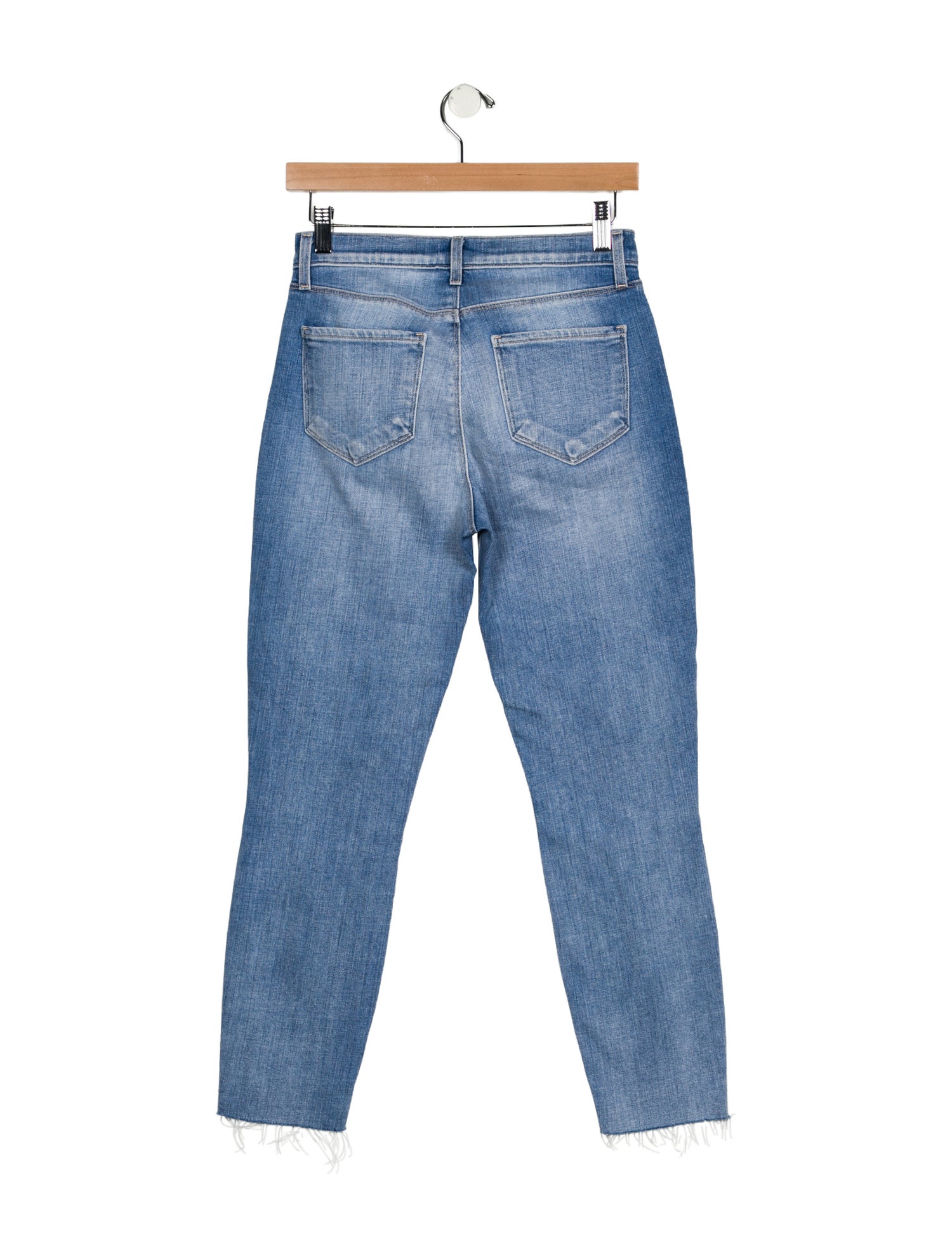 L'Agence Mid-Rise Straight Leg Jeans