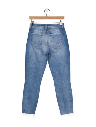 L'Agence Mid-Rise Straight Leg Jeans