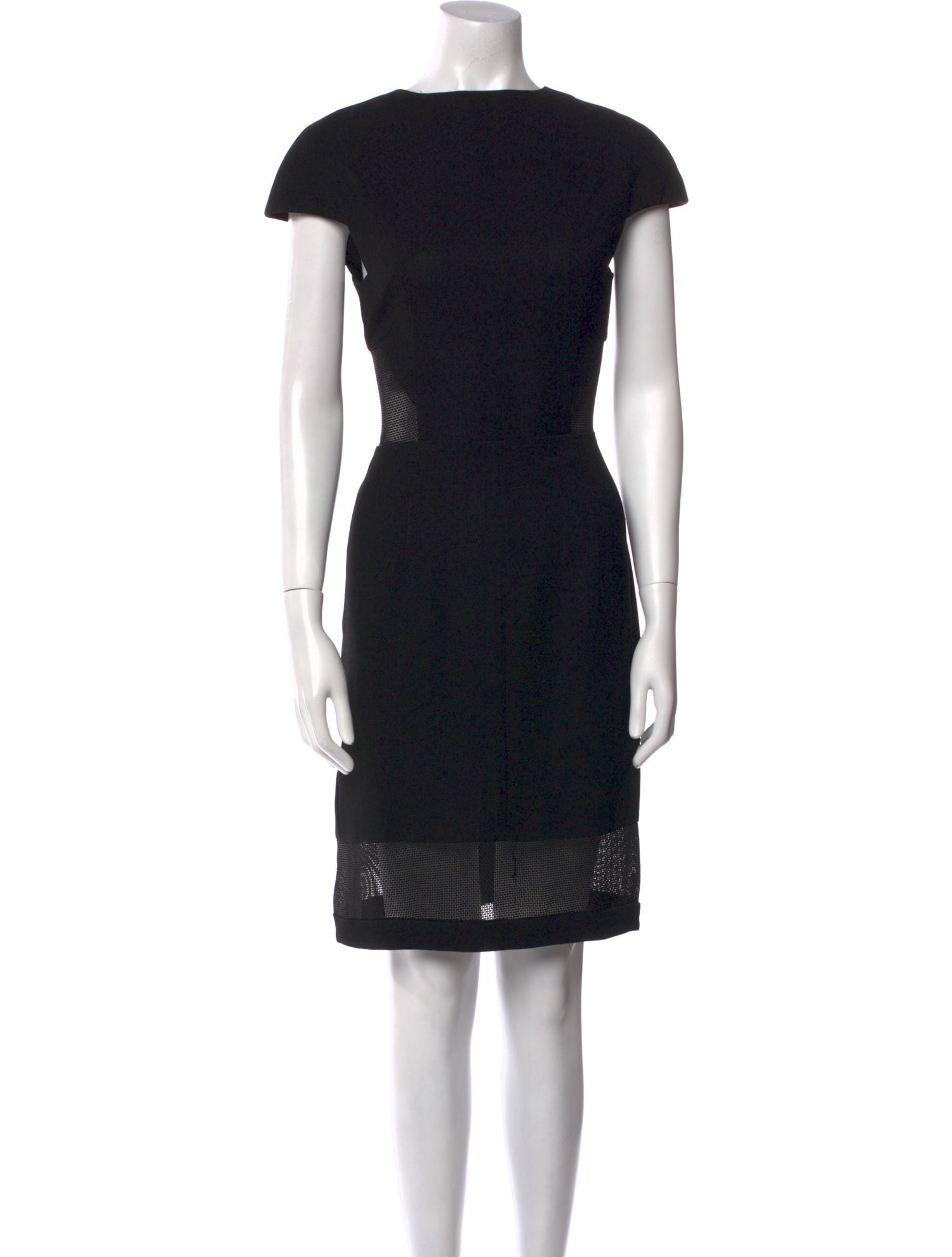 L'Agence Bateau Neckline Knee-Length Dress