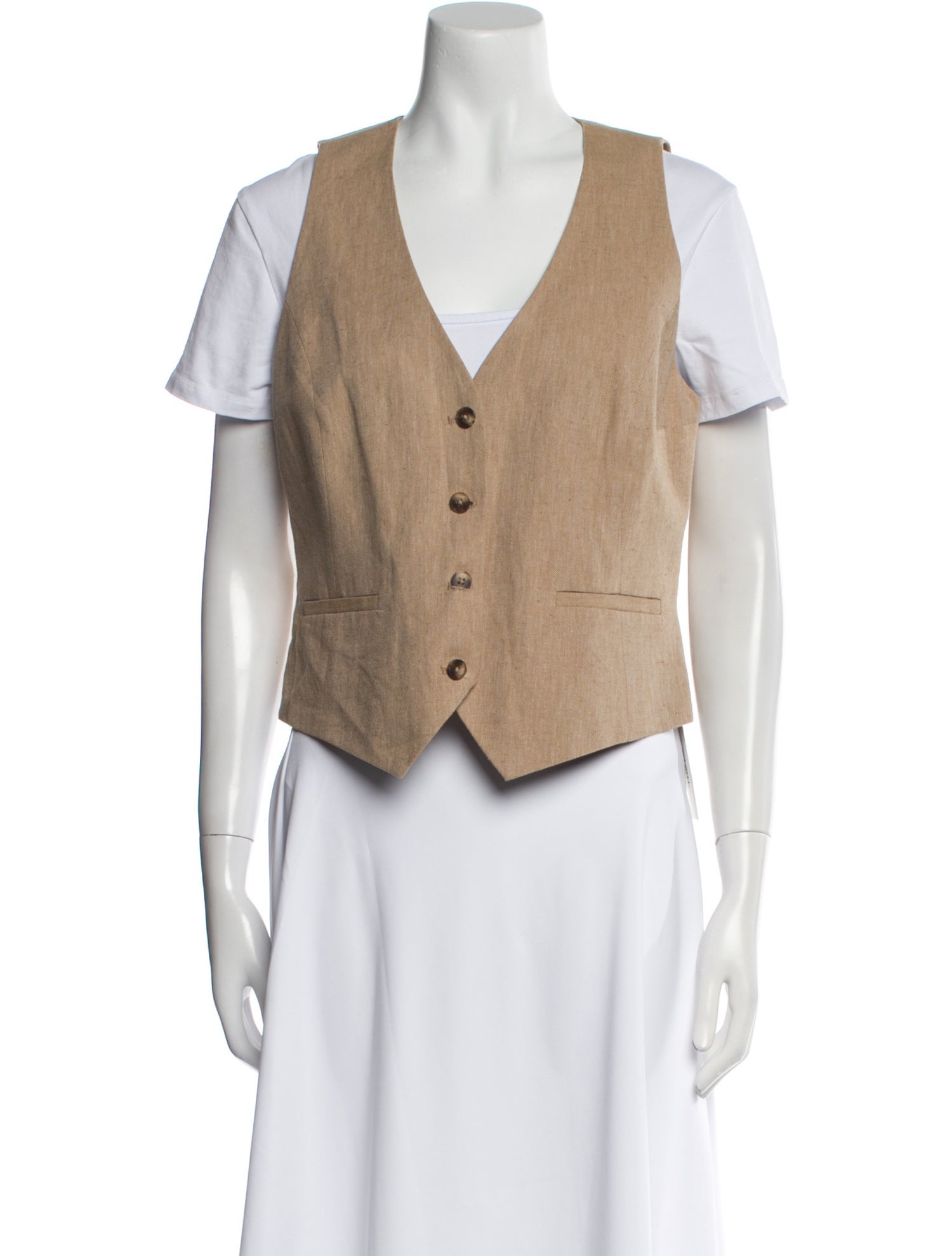 L'Agence Linen Vest