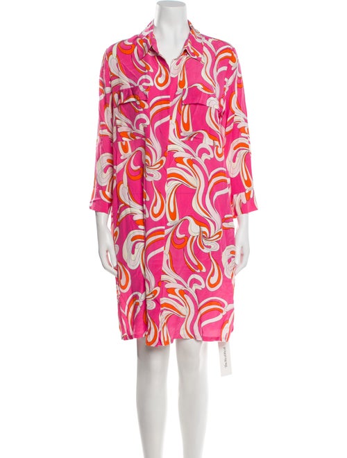 L'Agence Silk Mini Dress