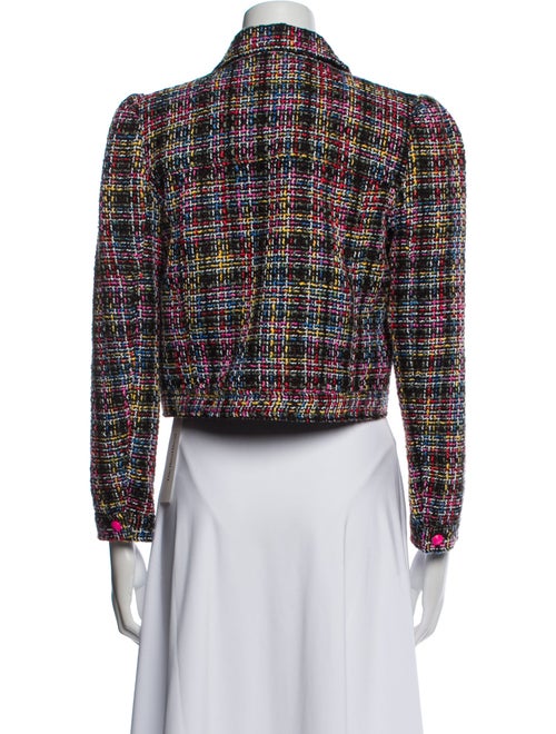 L'Agence Tweed Pattern Evening Jacket
