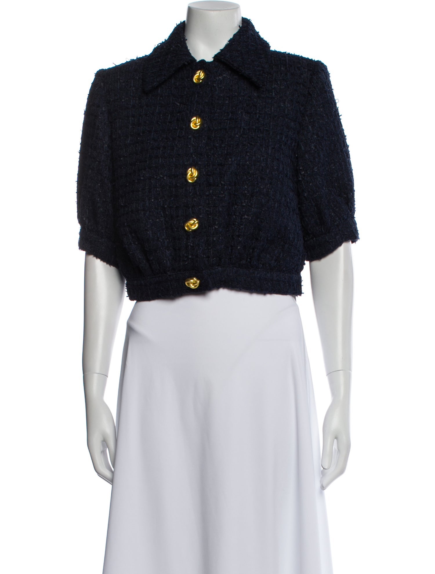 L'Agence Tweed Pattern Bolero