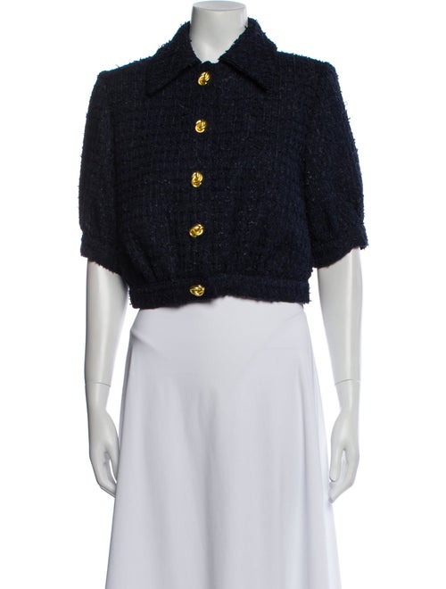 L'Agence Tweed Pattern Bolero