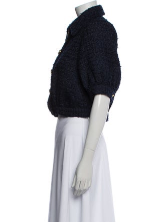 L'Agence Tweed Pattern Bolero