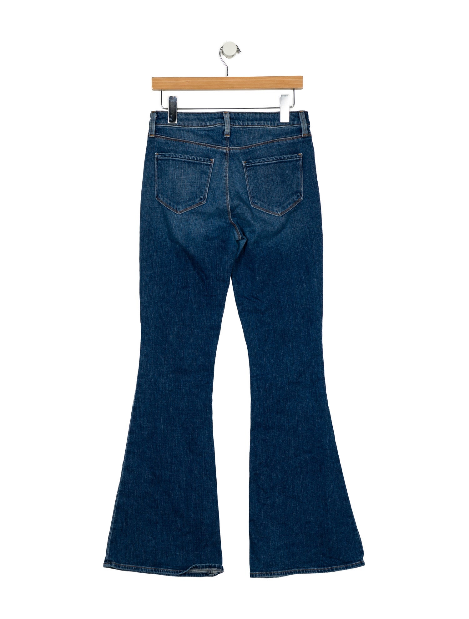 L'Agence Mid-Rise Wide Leg Jeans