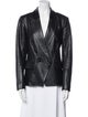 L'Agence Leather Blazer