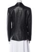 L'Agence Leather Blazer
