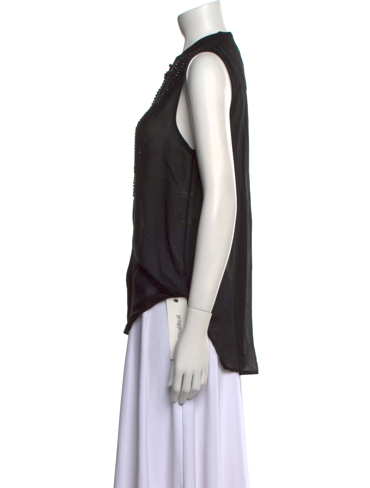 L'Agence Silk Printed Button-Up Top w/ Tags