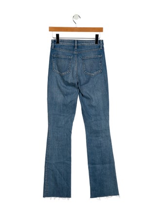 L'Agence Mid-Rise Straight Leg Jeans