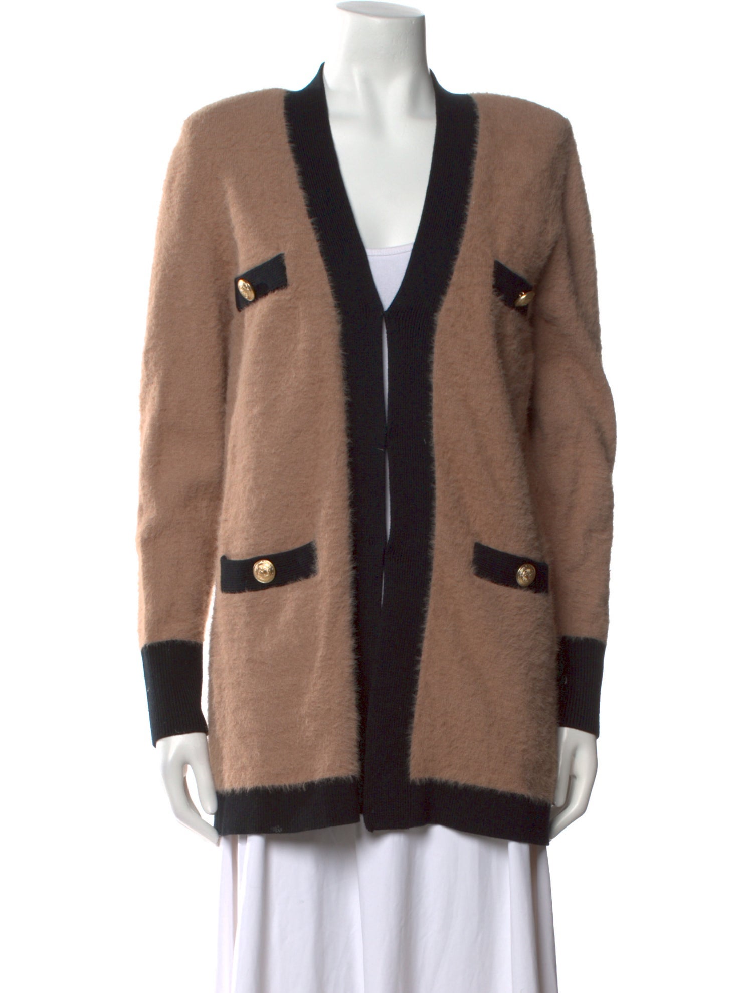 L'Agence Nylon Striped Sweater