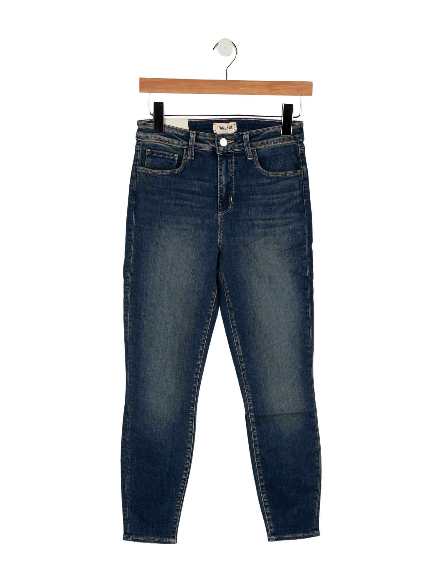 L'Agence Mid-Rise Skinny Leg Jeans