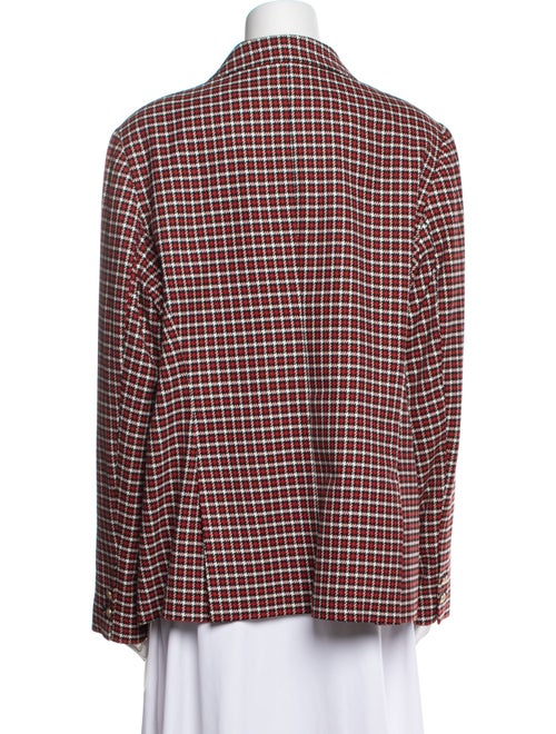 L'Agence Plaid Print Blazer