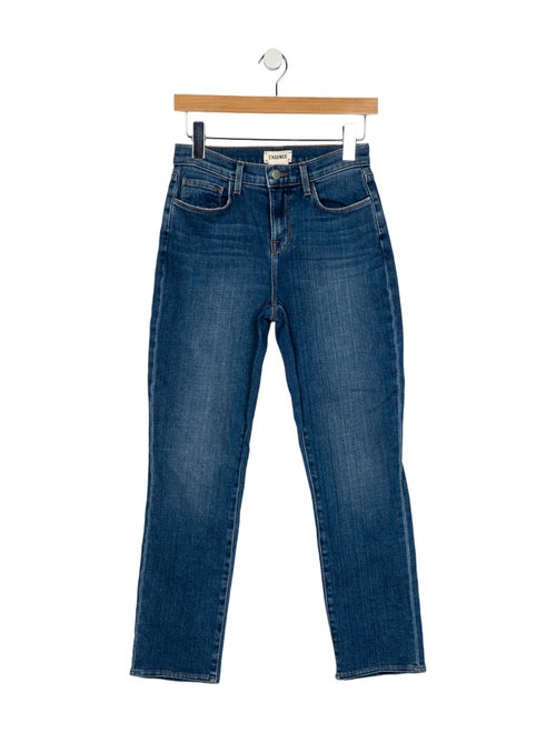 L'Agence High-Rise Straight Leg Jeans