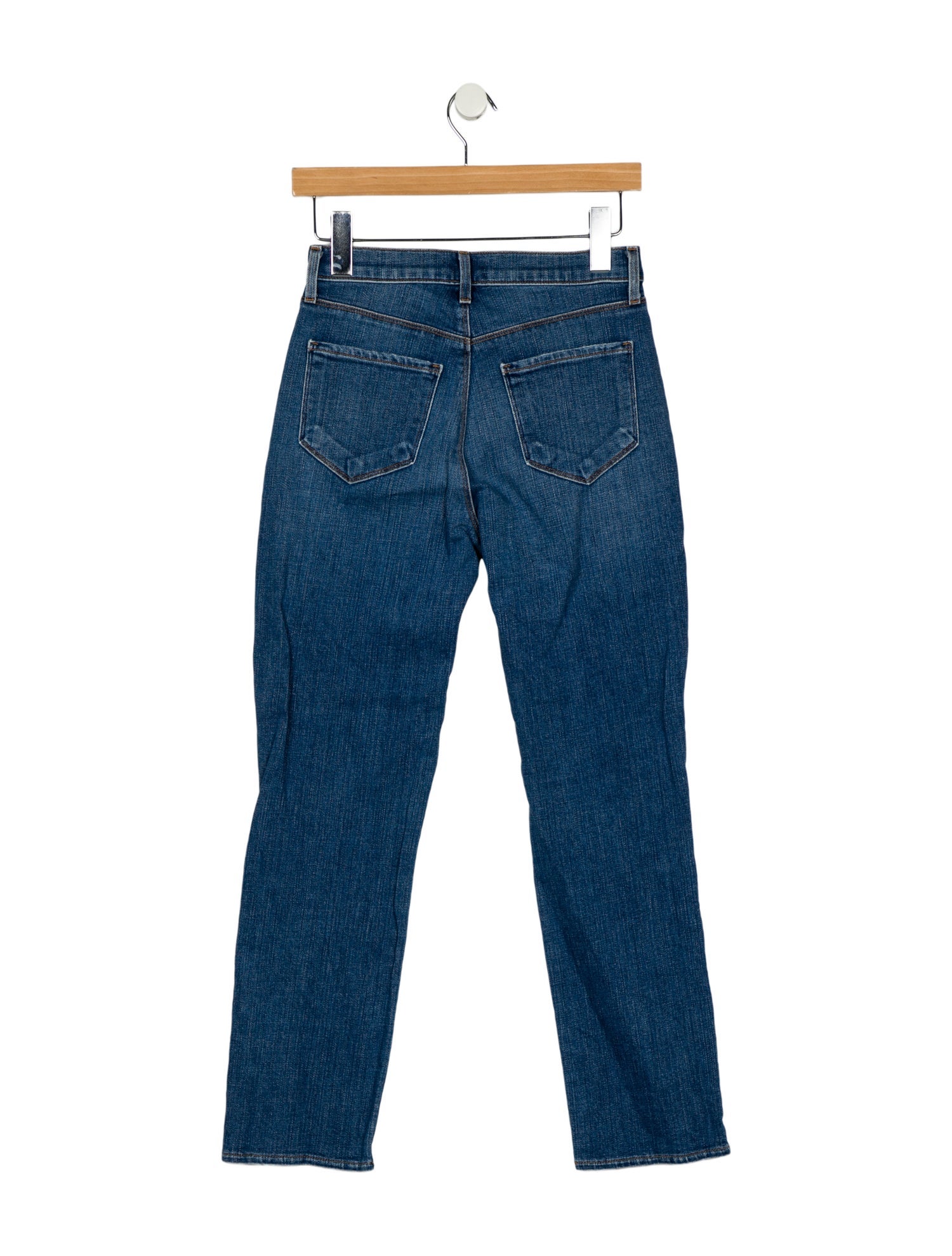 L'Agence High-Rise Straight Leg Jeans
