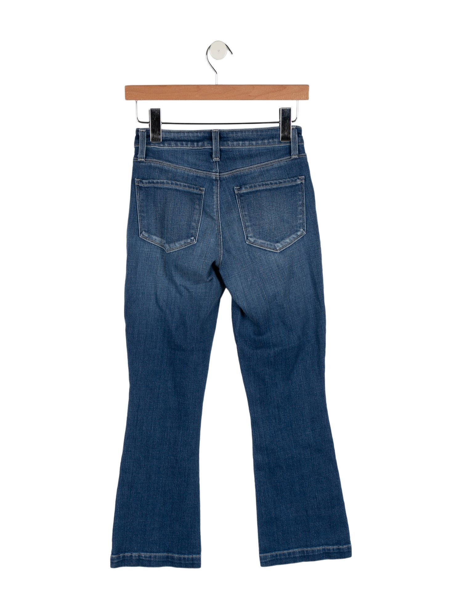 L'Agence Mid-Rise Straight Leg Jeans