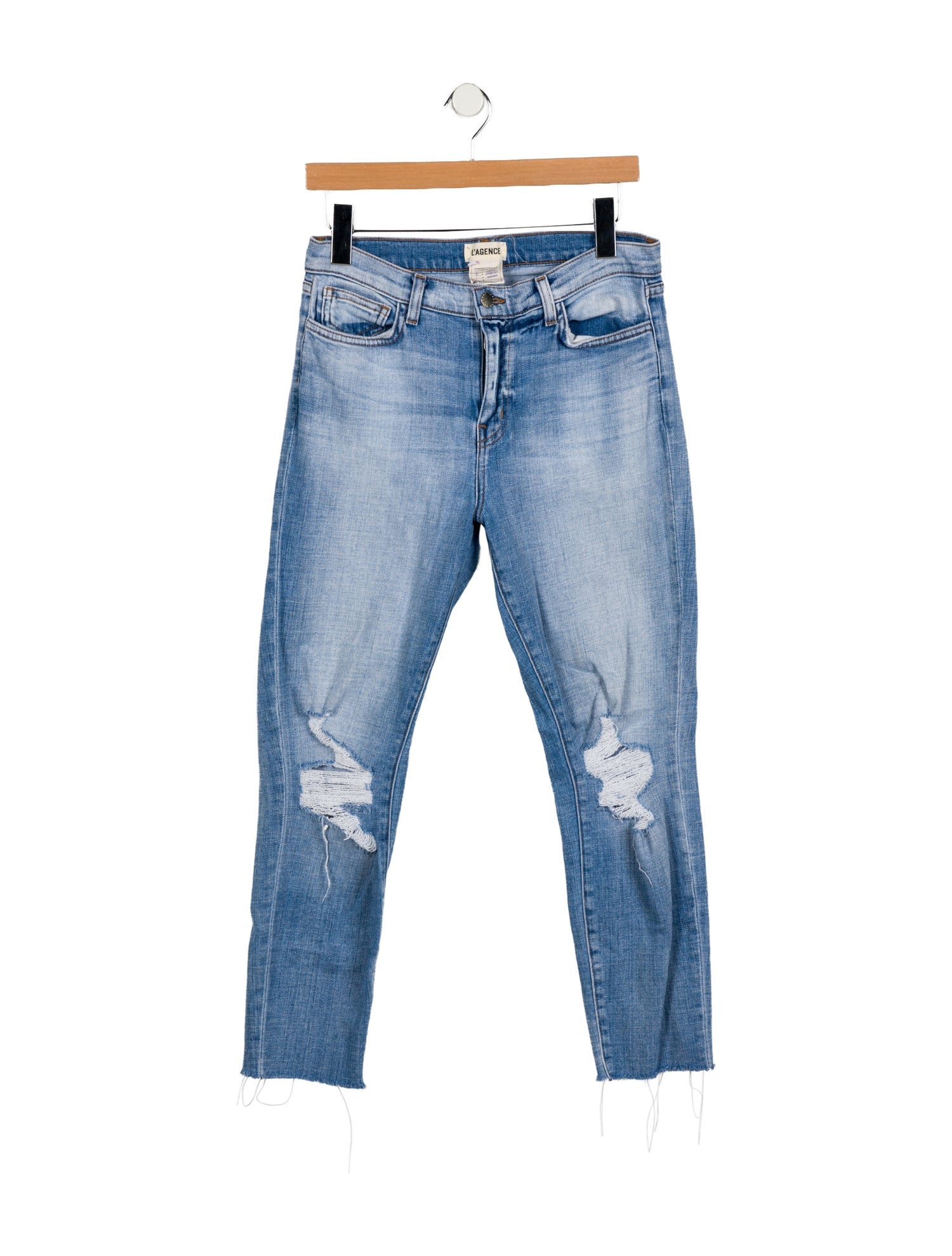 L'Agence Mid-Rise Skinny Leg Jeans