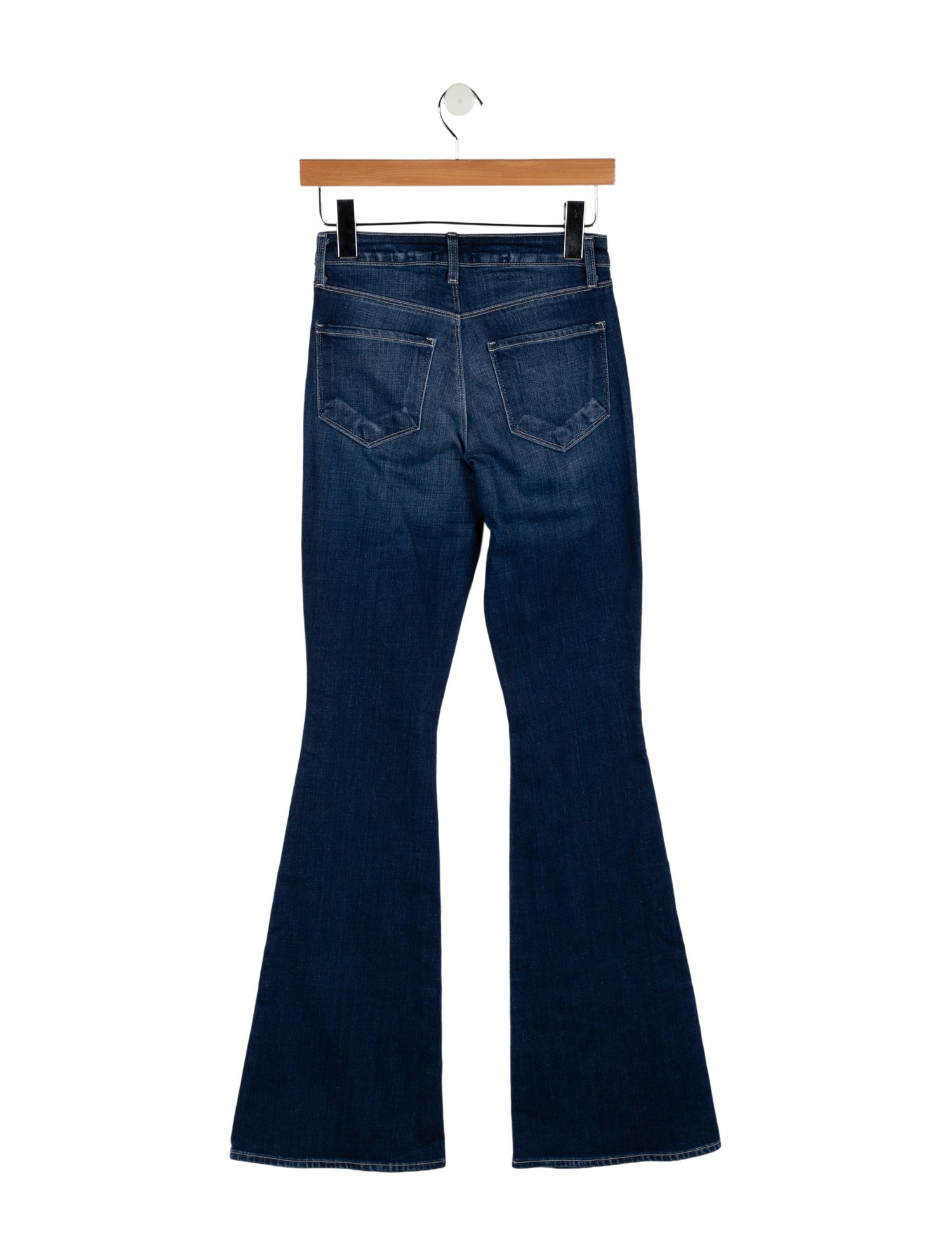 L'Agence Mid-Rise Wide Leg Jeans