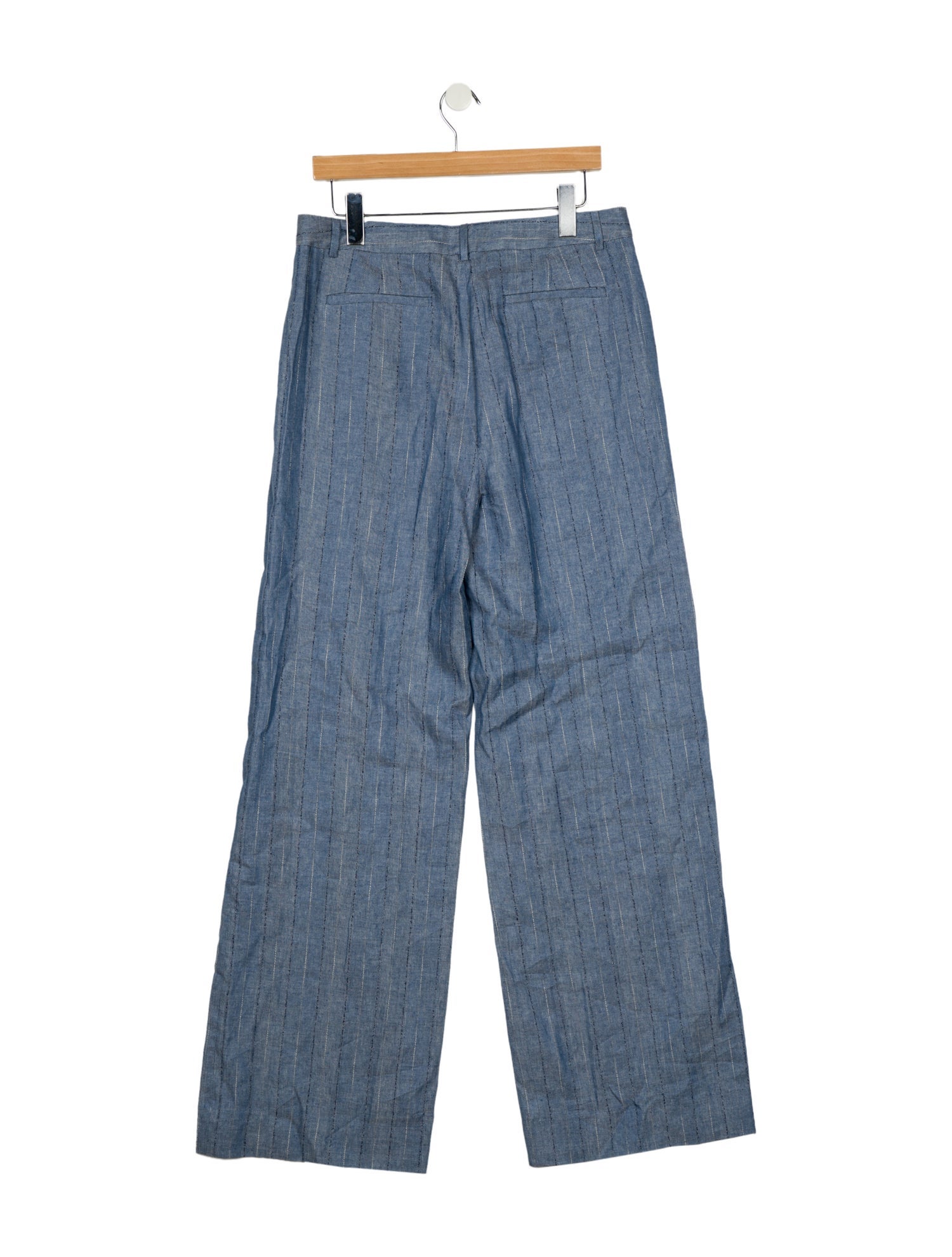 L'Agence Linen Wide Leg Pants w/ Tags