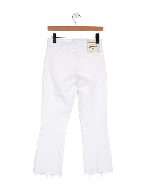 L'Agence Mid-Rise Straight Leg Jeans