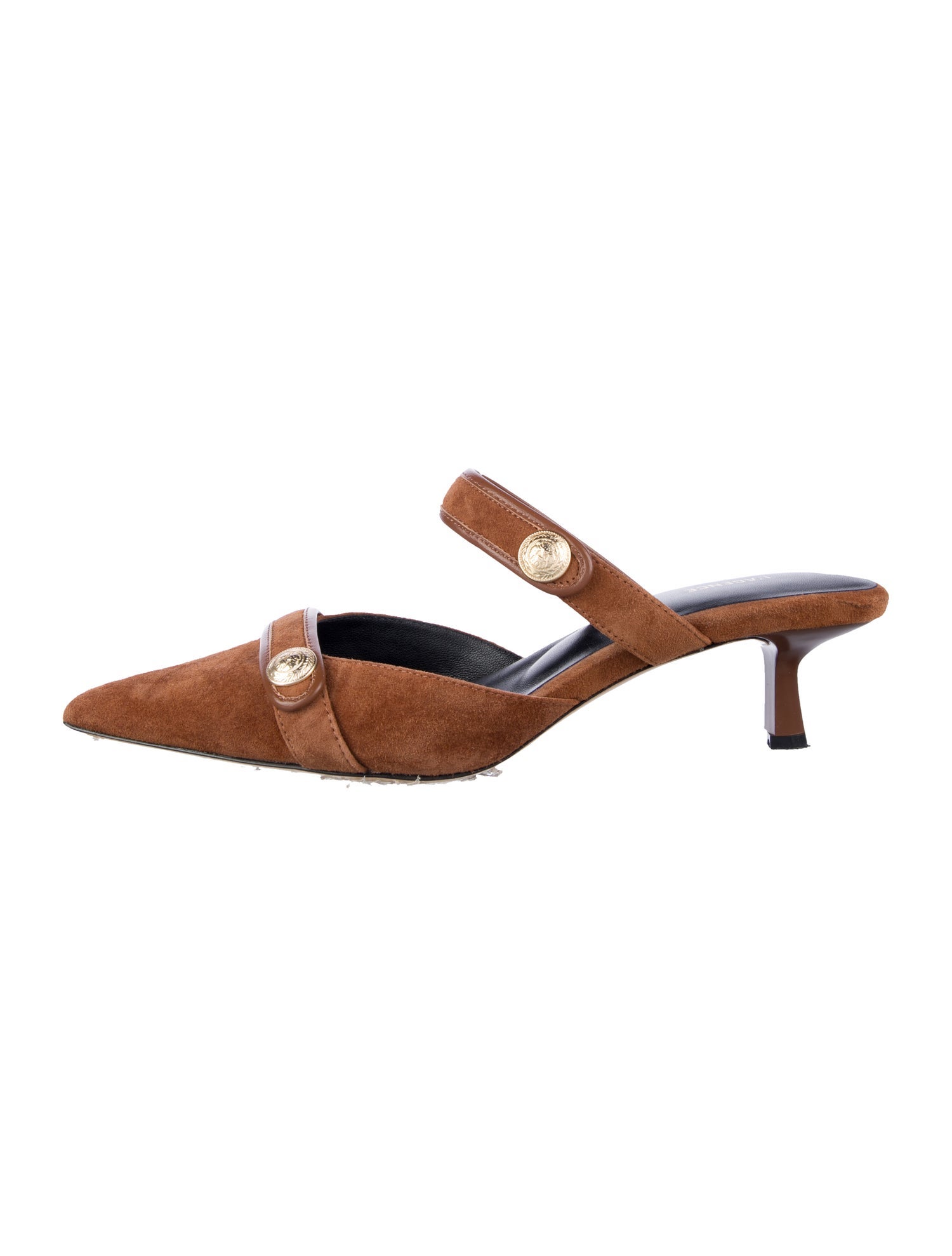 L'Agence Suede Mules