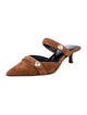 L'Agence Suede Mules