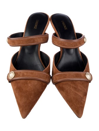 L'Agence Suede Mules