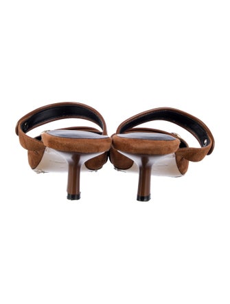 L'Agence Suede Mules