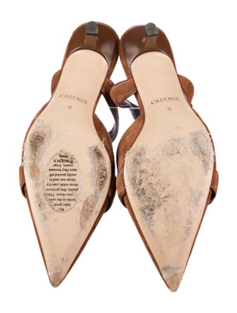 L'Agence Suede Mules