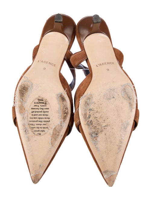 L'Agence Suede Mules