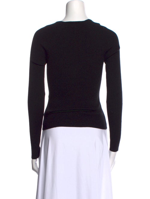 L'Agence V-Neck Long Sleeve Top