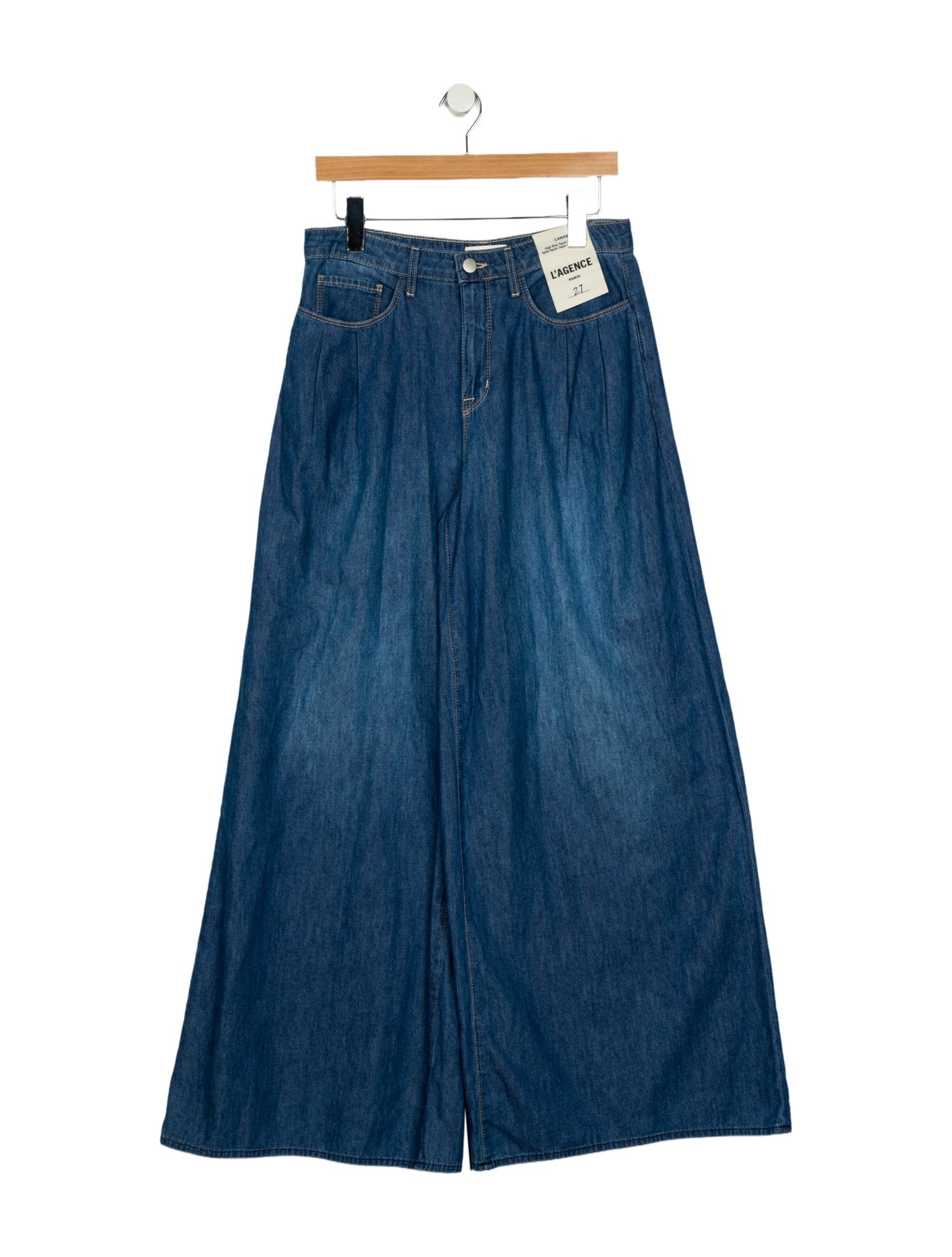 L'Agence High-Rise Wide Leg Jeans