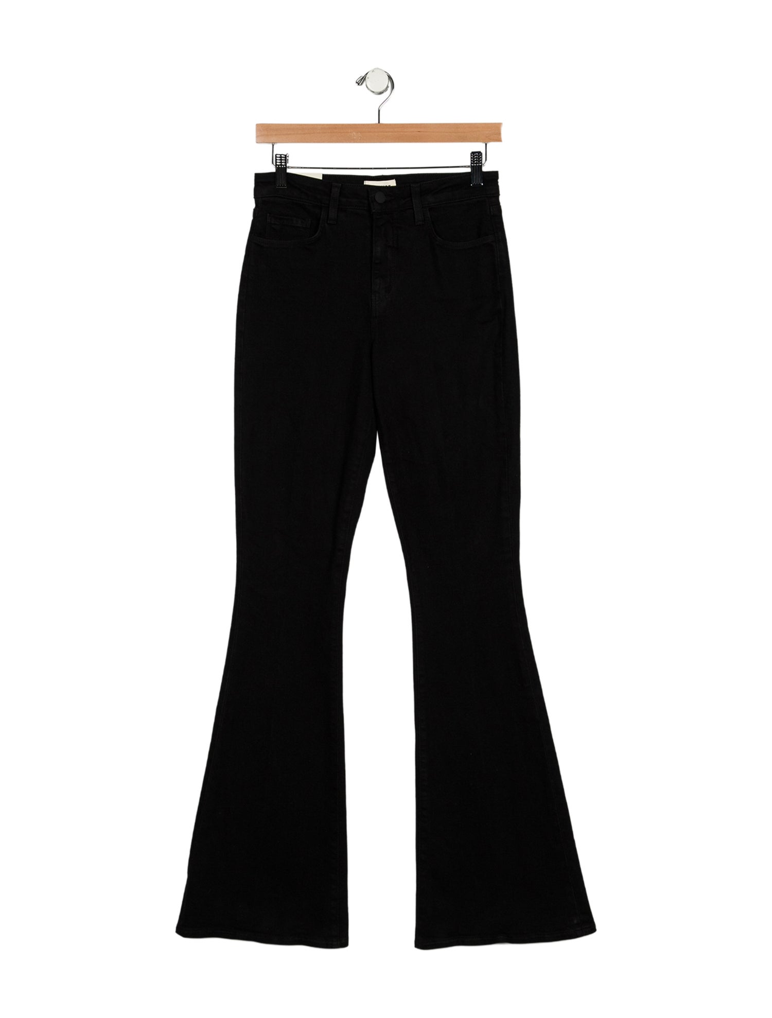 L'Agence Mid-Rise Wide Leg Jeans