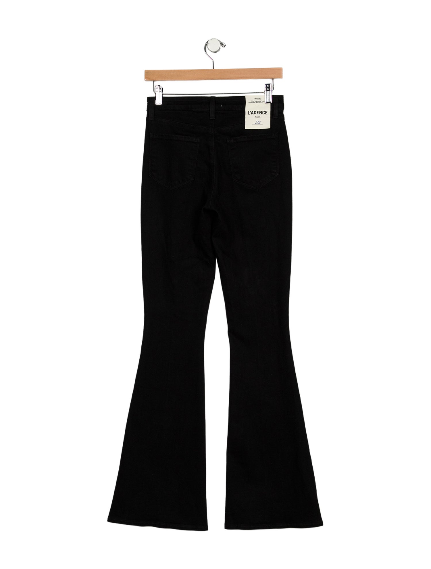 L'Agence Mid-Rise Wide Leg Jeans