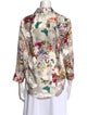 L'Agence Silk Floral Print Blouse
