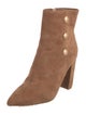 L'Agence Suede Studded Accents Boots