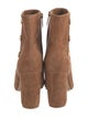 L'Agence Suede Studded Accents Boots