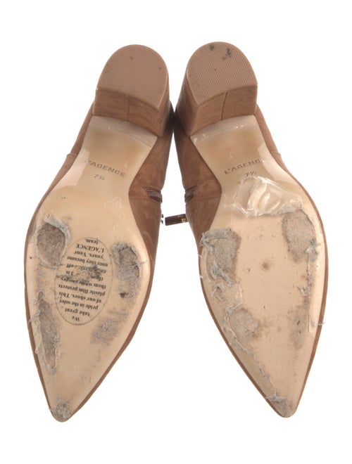 L'Agence Suede Studded Accents Boots