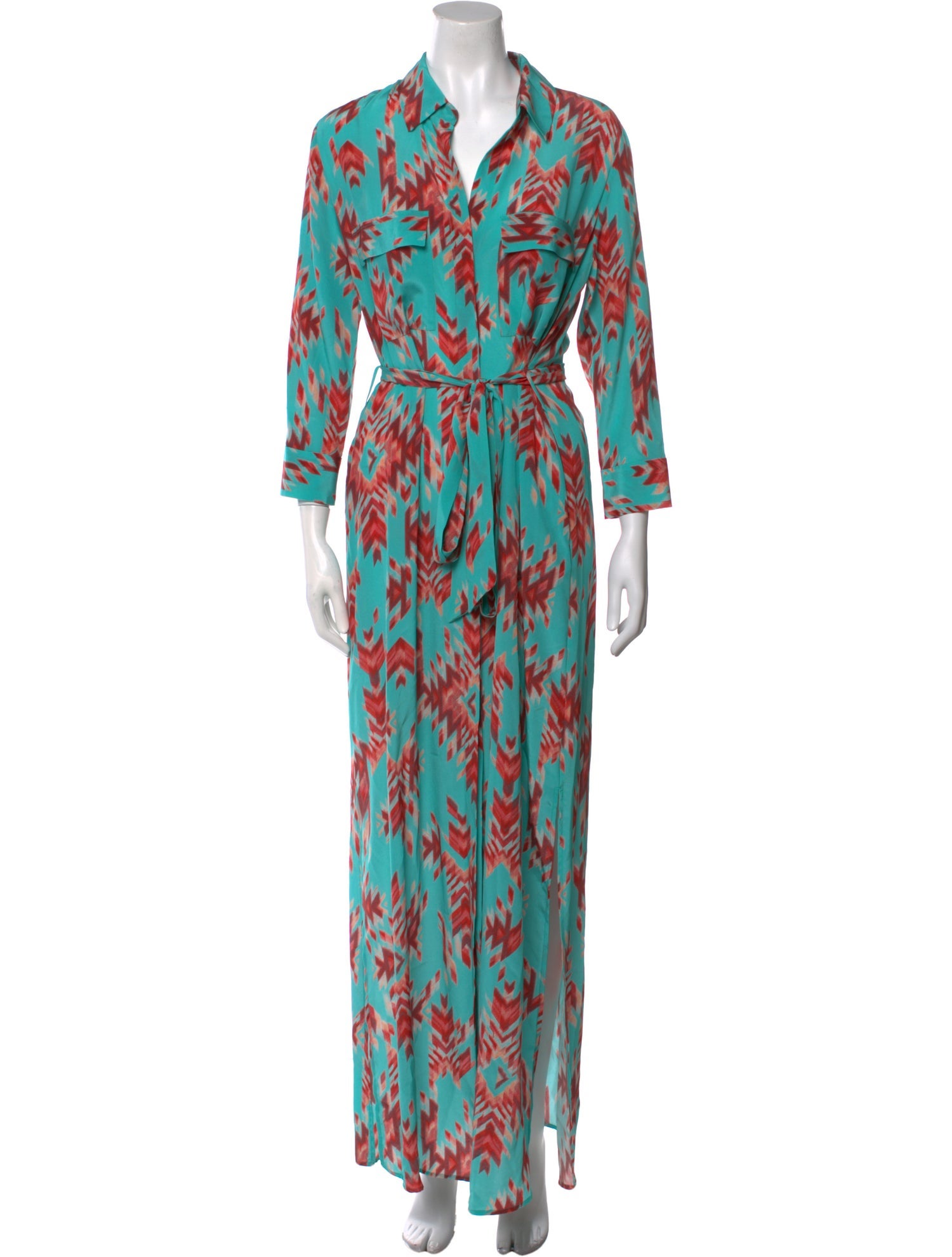 L'Agence Silk Long Dress w/ Tags