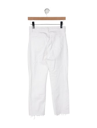 L'Agence Mid-Rise Straight Leg Jeans