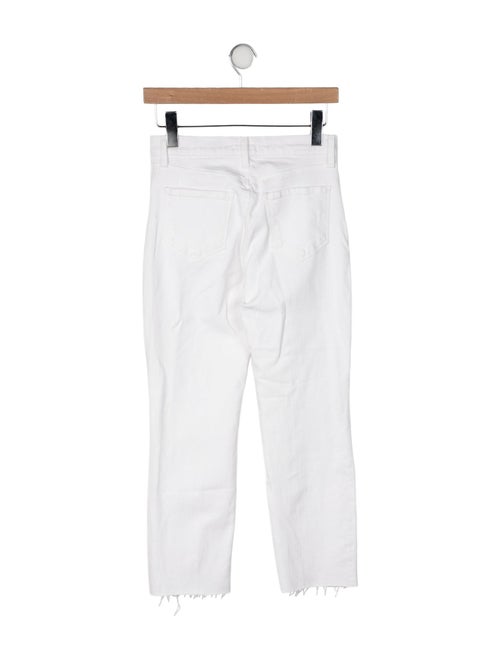 L'Agence Mid-Rise Straight Leg Jeans