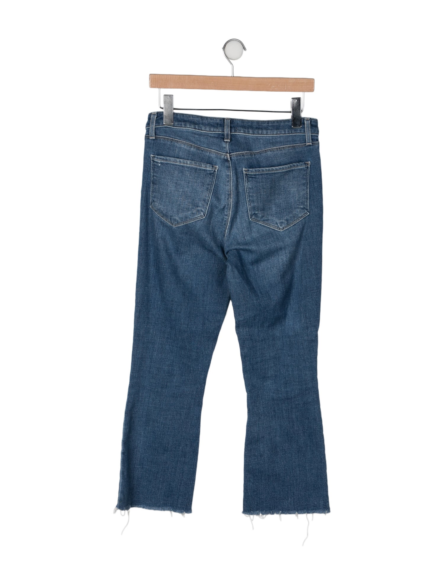 L'Agence Mid-Rise Straight Leg Jeans